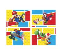 Ravensburger - Puzzles Super Mario Pack De 4 | Puzzle 5 Años O Más | Regalo Niño De 100 Piezas Cada Uno | Rompecabezas Niños De 36 X 26 Cm | Ravensburger Puzzle