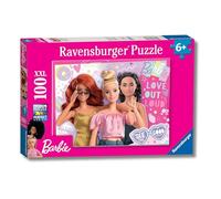 Ravensburger - Puzzles XXL Barbie | Puzzle 6 Años O Más | Regalo Niño 6 Años O Más De 100 Piezas | Rompecabezas Niños De 36 X 49 Cm Puzzle