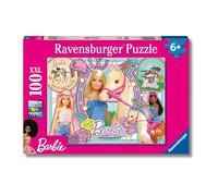 Ravensburger - Puzzles XXL Barbie | Puzzle 6 Años O Más | Regalo Niño 6 Años O Más De 100 Piezas | Rompecabezas Niños De 36 X 49 Cm | Ravensburger Puzzle