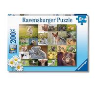 Ravensburger - Puzzles XXL Crías del Mundo | Puzzle 8 Años O Más | Regalo Niño 8 Años O Más De 200 Piezas | Rompecabezas Niños De 49 X 36 Cm | Ravensburger Puzzle