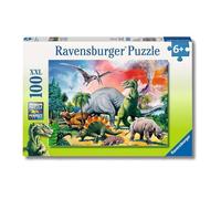 Ravensburger - Puzzle: Dinosaurios XXL, Puzzles Niños 6 Años o Más, Rompecabezas, 100 Piezas, Regalos Niños 6 Años