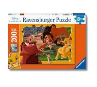 Ravensburger - Puzzles XXL Disney Lion King | Puzzle 8 Años O Más | Regalo Niño 8 Años O Más De 200 Piezas | Rompecabezas Niños De 49 X 36 Cm | Ravensburger Puzzle