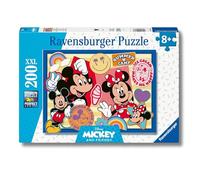 Ravensburger – Puzzle XXL Disney Mickey y Minnie – 200 piezas – 49 x 36 cm – 8 años o más