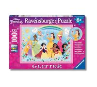 Ravensburger - Puzzles XXL Disney Princess: Glitter | Puzzle 6 Años O Más | Regalo Niño 6 Años O Más De 100 Piezas | Rompecabezas Niños De 36 X 49 Cm | Ravensburger Puzzle