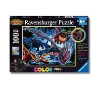 Ravensburger Puzzle Dragón 100 piezas XXL 36x49 cm 6 años o más Brilla en la oscuridad