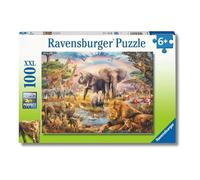 Ravensburger - Puzzles XXL La Sabana Africana | Puzzle 6 Años O Más | Regalo Niño 6 Años O Más De 100 Piezas | Rompecabezas Niños De 36 X 49 Cm Puzzle