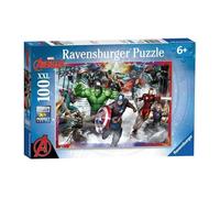 Ravensburger - Puzzles XXL Marvel: Avengers | Puzzle 6 Años O Más | Regalo Niño 6 Años O Más De 100 Piezas | Rompecabezas Niños De 36 X 49 Cm Puzzle