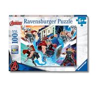 Ravensburger - Puzzles XXL Marvel Thor | Puzzle 6 Años O Más | Regalo Niño 6 Años O Más De 100 Piezas | Rompecabezas Niños De 36 X 49 Cm Puzzle