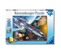 Ravensburger - Puzzles XXL Misión En El Espacio | Puzzle 6 Años O Más | Regalo Niño 6 Años O Más De 100 Piezas | Rompecabezas Niños De 36 X 49 Cm | Ravensburger Puzzle
