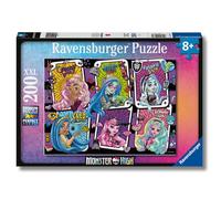 Ravensburger - Puzzles XXL Monster High | Puzzle 8 Años O Más | Regalo Niño 8 Años O Más De 200 Piezas | Rompecabezas Niños De 49 X 36 Cm | Ravensburger Puzzle