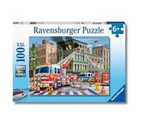 Ravensburger - Puzzles XXL Rescate por Los Bomberos | Puzzle 6 Años O Más | Regalo Niño 6 Años O Más De 100 Piezas | Rompecabezas Niños De 36 X 49 Cm | Ravensburger Puzzle