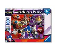 Ravensburger - Puzzles XXL Sonic Prime | Puzzle 6 Años O Más | Regalo Niño 6 Años O Más De 100 Piezas | Rompecabezas Niños De 36 X 49 Cm | Ravensburger Puzzle