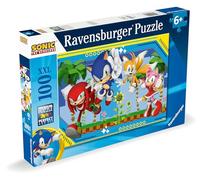 Ravensburger - Puzzles XXL Sonic | Puzzle 6 Años O Más | Regalo Niño 6 Años O Más De 100 Piezas | Rompecabezas Niños De 36 X 49 Cm Puzzle