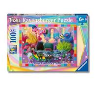 Ravensburger – Puzzle XXL Trolls 3, de 100 piezas, 36 x 49 cm, 6 años o más