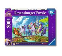 Ravensburger - Puzzles XXL Unicorn Academy | Puzzle 8 Años O Más | Regalo Niño 8 Años O Más De 200 Piezas | Rompecabezas Niños De 49 X 36 Cm | Ravensburger Puzzle