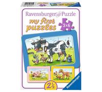 Ravensburger Pz, My First 3X Gute Tierfreunde Buenos amigos de los animales