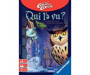 Ravensburger - ¿Quién lo Vi? - Juego de investigación cooperativo - Juego de reflexión Familiar - Formato de Caja compacta - 2 a 4 Jugadores Desde 6 años - Mixto - 22327 - Versión Francesa