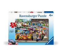 Ravensburger Racetrack Rally - Rompecabezas de 60 piezas para niños: cada pieza