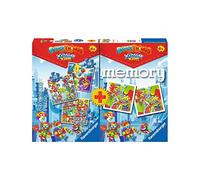 Ravensburger Ravesnsburger, Multipack SuperThings, Memory y Rompecabezas, Rompecabezas y Juego para Niños y Niñas, Edad Recomandada 4+