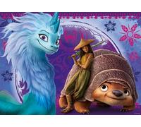 Ravensburger- Disney and Raya & The Last Dragon-Rompecabezas de 100 Piezas extragrandes para niños a Partir de 6 años, Multicolor, 49 x 36 x 0,2 cm (12920)