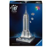 Ravensburger Rompecabezas 3D Empire State Building Iconico Iluminado RAV12008026