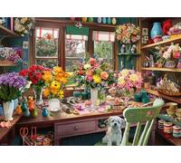 Ravensburger Rompecabezas de 1000 Piezas de cobertizo de arreglos Florales para Adultos