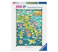 Ravensburger - Rompecabezas de 1000 Piezas Tour De Vinos De Italia | Puzzle 1000 Piezas Paisaje con Una Medida De 70x50 Cm | Regalo para Adultos Y Niños A Partir de 14 Años