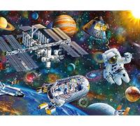 Ravensburger- Cosmic Exploration Corazón Rompecabezas de 200 Piezas, Unidades, Multicolor, 19.5" x 14.25" (12692)