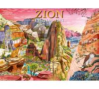 Ravensburger - Rompecabezas de 500 piezas - Parque Nacional Zion - Adultos y niños a partir de 12 años - Rompecabezas de alta calidad - Parque Nacional - EE.UU. - 12001888