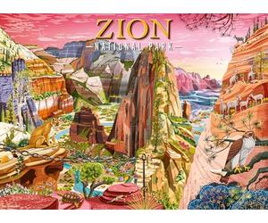 Ravensburger - Rompecabezas de 500 piezas - Parque Nacional Zion - Adultos y niños a partir de 12 años - Rompecabezas de alta calidad - Parque Nacional - EE.UU. - 12001888