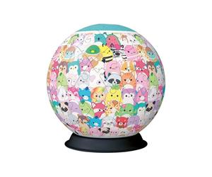 RAVENSBURGER Rompecabezas esférico 3D, ca. Ø 190 cm, 73 piezas. (squishmallows)