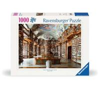 Ravensburger 12001440 Library at St. Florian Monastery, Austria-Puzzle de 1000 Piezas, para Adultos y niños a Partir de 14 años