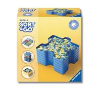 Ravensburger - Separador Piezas Puzzle, Puzzle 300 Piezas hasta Puzzle 1000 Piezas, Accesorios Puzzle Adultos y Puzzle Niños, Incluye 6 Bandejas para Ordenar y Clasificar Piezas de tu Rompecabezas