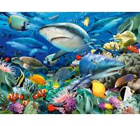 Ravensburger Shark Reef 100 Piece Jigsaw Puzzle for Kids Age 6 (Importación USA)