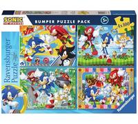 Ravensburger Sonic the Hedgehog - Juego de rompecabezas (4 piezas, 100 unidades)