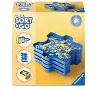 Ravensburger - Sort & Go - Organizador De Puzzles con Un Máximo De 3000 Piexzas | Guarda Puzzles por Color O Formas | Organizador Puzzle con 6 Piezas | Perfecto Regalo para Guardar Puzzle