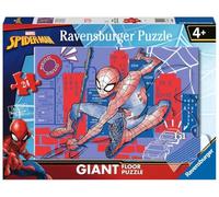 Ravensburger - Spiderman, Puzzle niños 3 años, Puzzle Educativo Giant Floor 24 Piezas