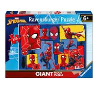 Ravensburger - Spiderman, Puzzle niños 6 años, Puzzle Educativo Giant Floor 125 Piezas