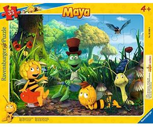 Ravensburger Spieleverlag La Abeja Maya y Sus Amigos, Puzzle para niños, 33 Piezas, 5086