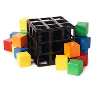 ThinkFun- Rubik'S Cage TicTacToe Cube Tridimensional, Multicolor, Talla única (Ravensburger 76392)