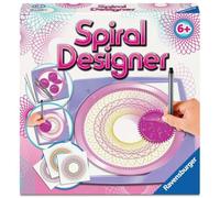 Ravensburger Spiral-Designer Girls 29027, Zeichnen lernen für Kinder AB 6 Jahren, Zeichen-Set mit Schablonen für farbenfrohe Spiralbilder und Mandalas