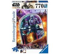 Ravensburger Star Wars The Mandalorian: Casco de 770 Piezas de Gran Formato para Adultos, 16917, Cada Pieza es única, la tecnología Softclick Significa Que Las Piezas encajan Perfectamente