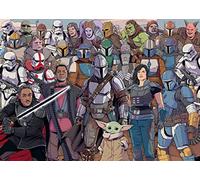 Ravensburger Star Wars The Mandalorian Challenge 1000 Piece Jigsaw Puzzle for Adults & Kids Age 12 Years Up - Grogu Baby Yoda