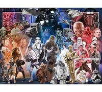Ravensburger Star Wars Whole Universe - Rompecabezas de 1500 Piezas | Diseño único de Piezas | Tecnología Softclick | Regalo Ideal para los entusiastas de los Rompecabezas