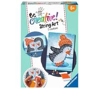 Ravensburger - String Art Penguin Loisir Créatif, 4005556182442