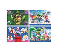 Ravensburger - Super Mario Wonder 4 x 100 Piezas | Puzzle 5 Años O Más | Rompecabezas Niños De 36 X 26 Cm | Ravensburger Puzzle | Regalos para Niños De 5 Años