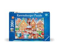 Ravensburger Sweet Christmas Treats - Rompecabezas de 200 piezas para nios | Una acogedora delicia navidea! | Tazas calientes de cacao, malvav