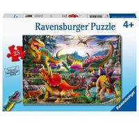 Ravensburger T-Rex Terror Dinosaurs Jigsaw Puzzle for Kids Age 3 Years Up - 35 P