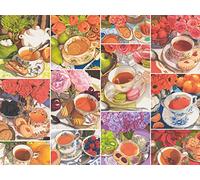 Ravensburger Teatime 17190 - Puzzle de 750 Piezas de Gran Formato para Adultos, Cada Pieza es ÄĹnica, tecnologĭa Softclick Significa Que Las Piezas se Ajustan Perfectamente