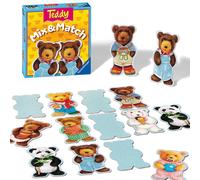 Ravensburger Teddy Mix & Match - Interactive Children's Game | Juego rpido | Ideal para la edad de 2 aos y ms | Diversin familiar clsica | A